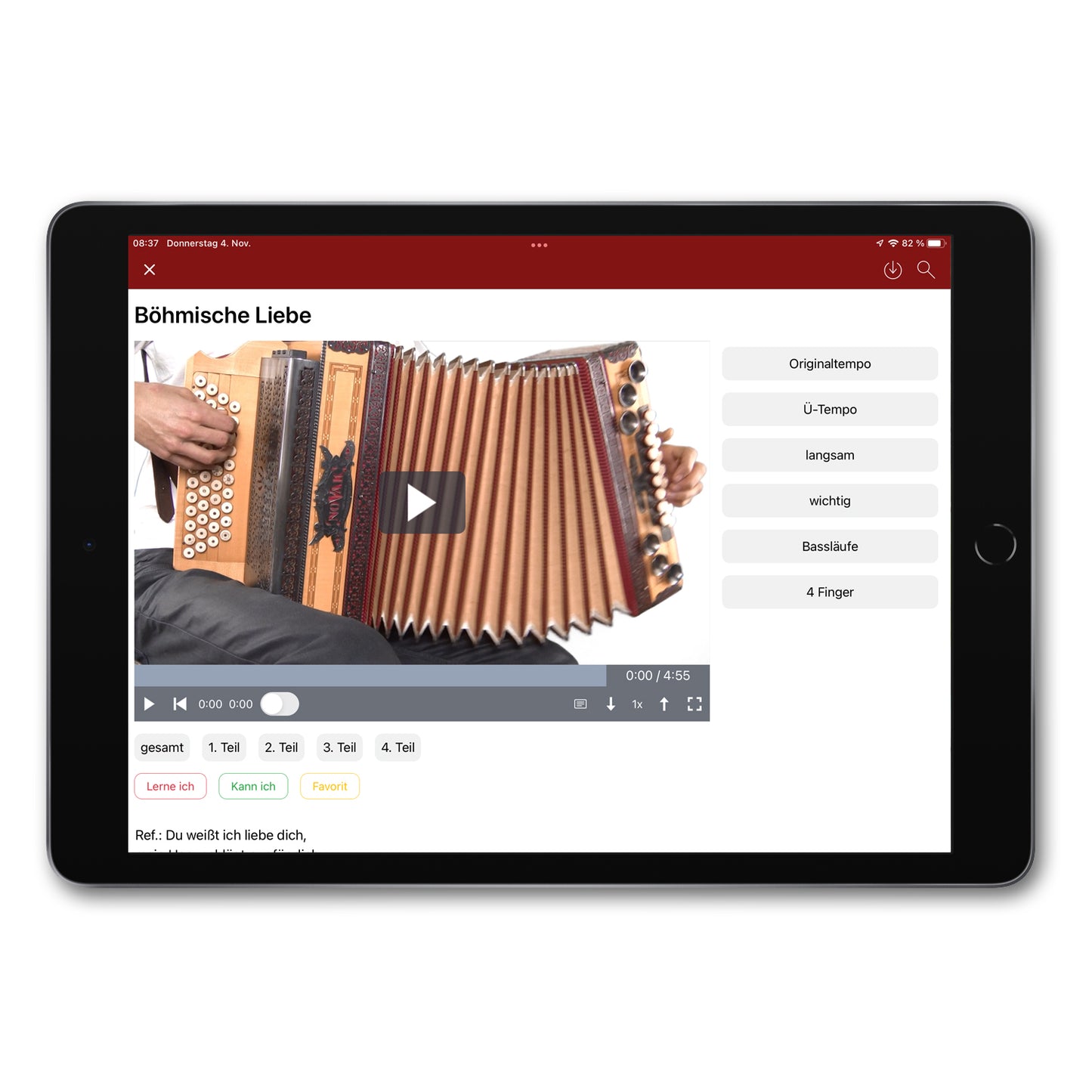 Tablet - Apple iPad inkl. Hülle